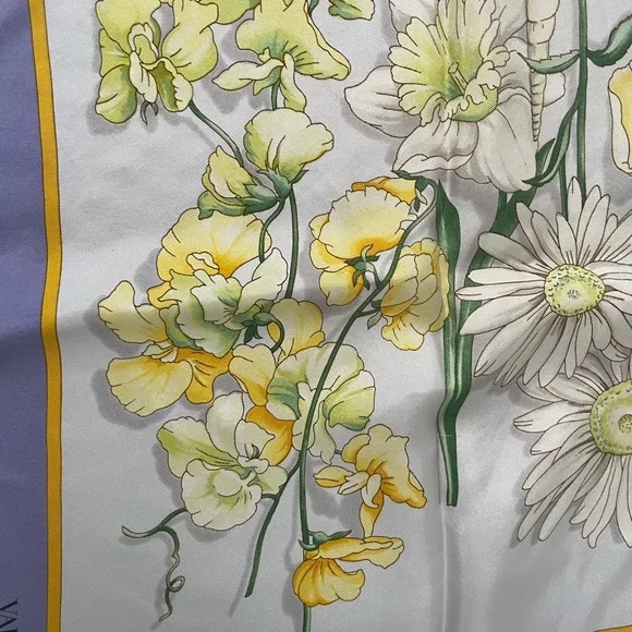 Valentino Vintage Silk Scarf - Picture 8 of 8